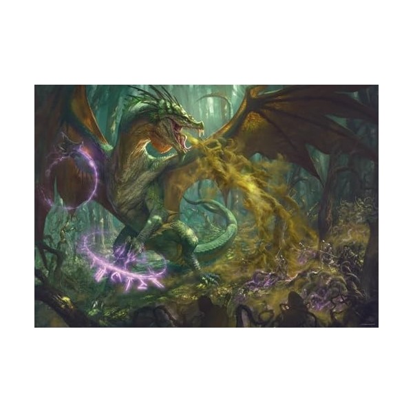 Trefl- Dungeons & Dragons Puzzles pour Adultes, 10758, Dear Green Sand