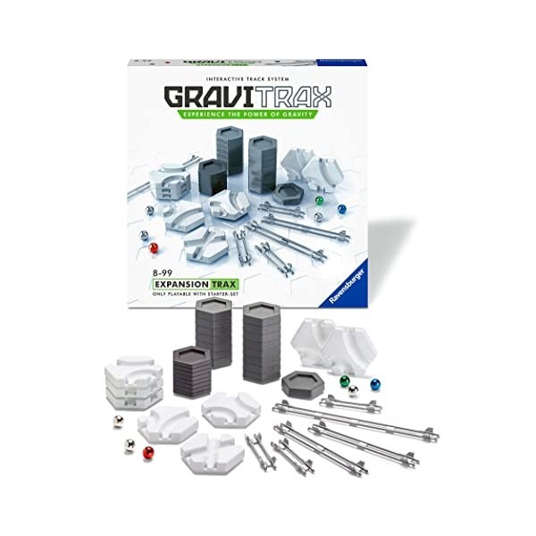 Ravensburger - GraviTrax - Set dextension Trax / Rails - 27601 - Jeu de construction STEM - Circuits de billes créatifs - 44