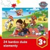 Trefl-24 Maxi Spaß Auf der Decke für Kinder AB 3 Jahren Puzzle, 14346, Pat Patrouille, 24