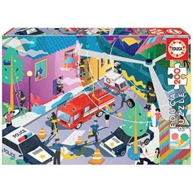 Educa - Puzzles Junior. Service Secours. Puzzle Enfant 200 pièces. +8 Ans. Ref. 18609