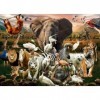 Brain Tree - Animals 500 Piece Puzzles for Adults: With Droplet Technology for Anti Glare & Soft Touch
