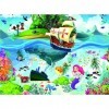 Brain Tree - Mermaid Island 500 Piece Puzzles for Adults: With Droplet Technology for Anti Glare & Soft Touch