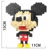 wopin Mickey Cartoon Micro Diamond Blocs, Mickey Mouse Building Building Blocks,Jeu de Briques de Construction de Souris, Puz