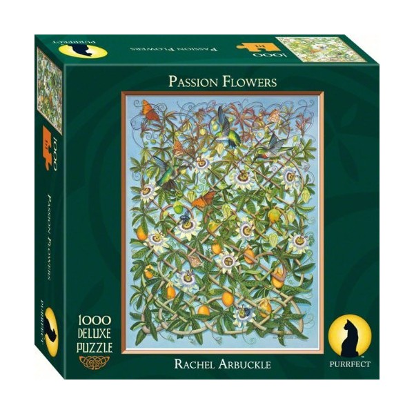 Purrfect Puzzles Passion Fleurs Puzzle 1000 pièces 