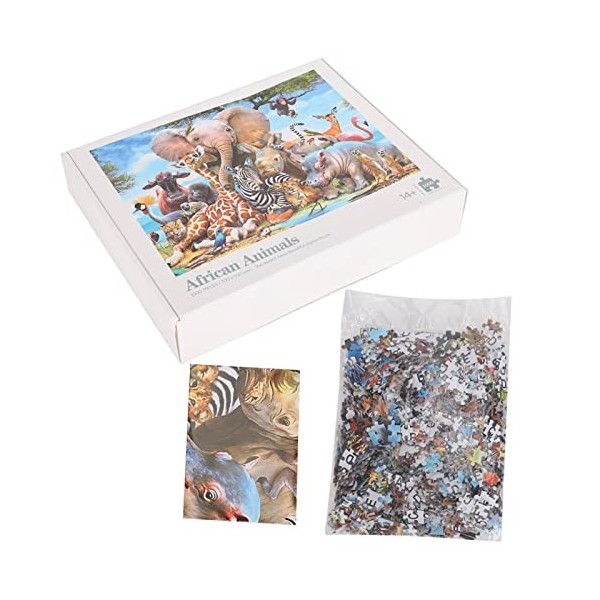 NEFLUM Puzzle danimaux | Puzzle amusant pour adultes, puzzles uniques pour adultes, jeu intellectuel pour enfants, jeu famil