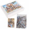 NEFLUM Puzzle danimaux | Puzzle amusant pour adultes, puzzles uniques pour adultes, jeu intellectuel pour enfants, jeu famil