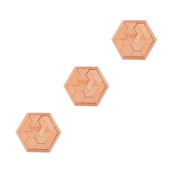 Abaodam 1 Jeu Blocs De Construction De Puzzle Puzzles De Logique Jouet Tangram Jeux De Réflexion Enfant Scie Sauteuse Peintur