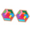 Abaodam 1 Jeu Blocs De Construction De Puzzle Puzzles De Logique Jouet Tangram Jeux De Réflexion Enfant Scie Sauteuse Peintur