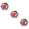 Abaodam 1 Jeu Blocs De Construction De Puzzle Puzzles De Logique Jouet Tangram Jeux De Réflexion Enfant Scie Sauteuse Peintur