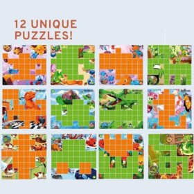 AniBlock Puzzle Challenger Everyone – Jeux de société amusants, casse-tête pour enfants de 5 ans et plus, niveau 3