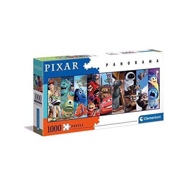 Clementoni Disney All Other Pixar-1000 pièces-Puzzle Adulte-fabriqué en Italie, 39610, No Color