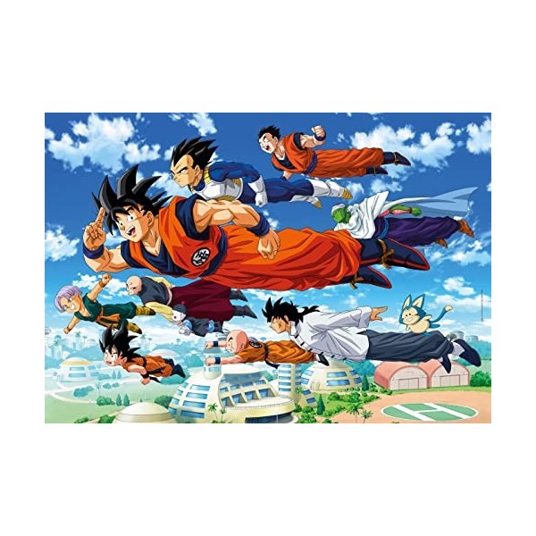 Clementoni Dragon Ball 1000pzs Does Not Apply Dragonball 1000 pièces, Personnage, Dessin animé, Puzzle Super héros, Divertiss