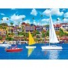 Cra-Z-Art - RoseArt - Kodak Premium - Voiliers récréatifs sur Newport Bay, Newport Beach, CA - Puzzle de 350 pièces