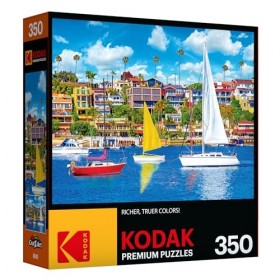Cra-Z-Art - RoseArt - Kodak Premium - Voiliers récréatifs sur Newport Bay, Newport Beach, CA - Puzzle de 350 pièces
