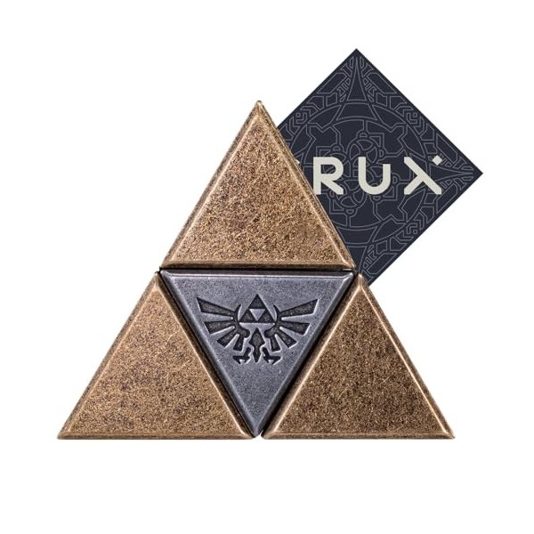 Hanayama Zelda Triforce Puzzle Niveau 5 sur 6 Puzzle très difficile Avec autocollant Crux