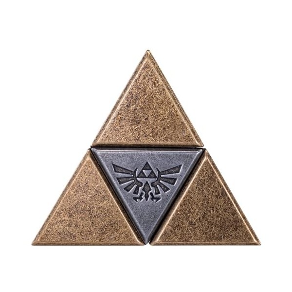 Hanayama Zelda Triforce Puzzle Niveau 5 sur 6 Puzzle très difficile Avec autocollant Crux