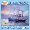 Frigate and First Rate Sailing Ship 1000 Piece Jigsaw Puzzle