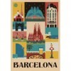 Clementoni- Style in The City Barcelona – 1000 pièces, Puzzle Ville, Illustrations dauteur, Vertical, Divertissement pour Ad