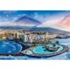 Trefl Vue sur Ténériffe, Espagne 1000 Pièces DIY avec Un Paysage, Divertissement créatif, Loisir, Puzzle Classiques pour Les 