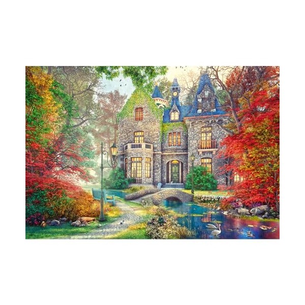 Trefl Manoir dautomne 1500 Pièces DIY, Divertissement créatif, Loisir, Puzzle Classiques pour Les Adultes et Les Enfants à p