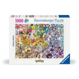 Ravensburger 1000 pièces 12000460 Challenge-Tous Les 150 Pokémon du 1er génération comme Puzzle Difficile pour Adultes et Enf