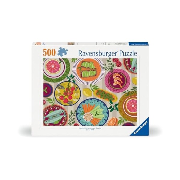 Ravensburger 12000776-Délicieux Pique-Nique-Puzzle de 500 pièces pour Adultes à partir de 12 Ans, 12000776