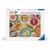 Ravensburger 12000776-Délicieux Pique-Nique-Puzzle de 500 pièces pour Adultes à partir de 12 Ans, 12000776