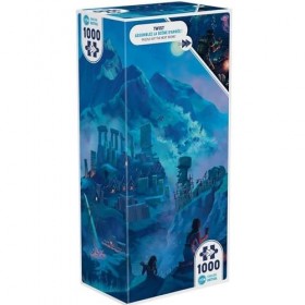 IELLO Puzzle 1000 pièces Twist : Ancient Mégalith