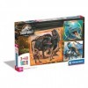 Clementoni Supercolor Jurassic World – 3 x 48 Comprend 3 48 pièces Enfants 5 Ans, Puzzle Dessins animés, fabriqué en Italie