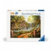 Ravensburger 12000218-Cottage sur la rivière-Puzzle de 500 pièces pour Adultes et Enfants à partir de 10 Ans, 12000218