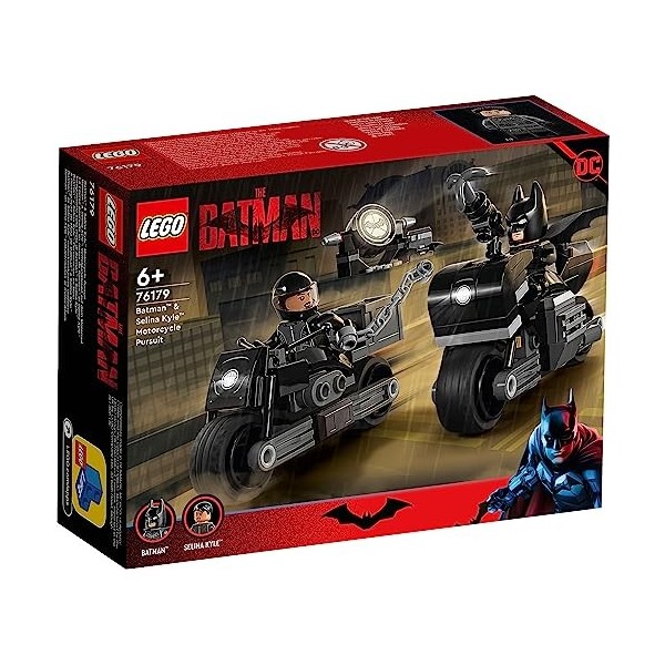 Lego 76179 Super Heroes La Course-Poursuite en Motos de Batman™ et Selina Kyle™