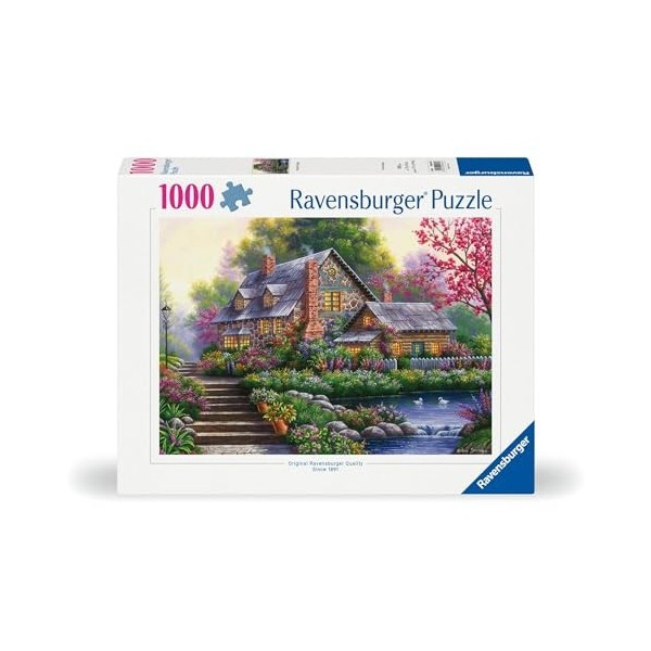 Ravensburger 12000464-Cottage Romantique-Puzzle de 1000 pièces pour Adultes et Enfants à partir de 14 Ans, 12000464