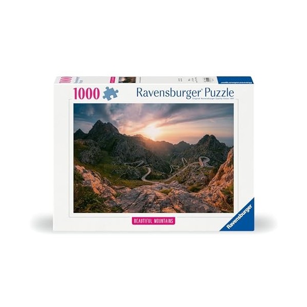 Ravensburger 12000251-Serra de Tramuntana Majorque-Puzzle de 1000 pièces-Collection Beautiful Mountains-pour Adultes et Enfan