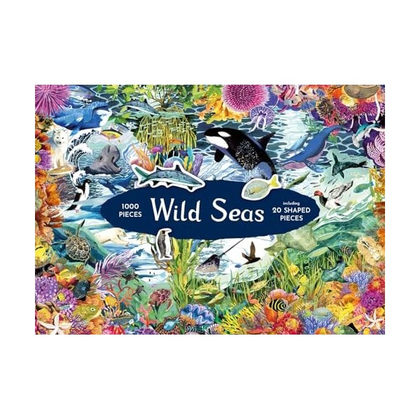 Wild Seas Jigsaw: Stories of Natures Greatest comebacks: 1000 Piece Jigsaw with 20 Shaped Pieces