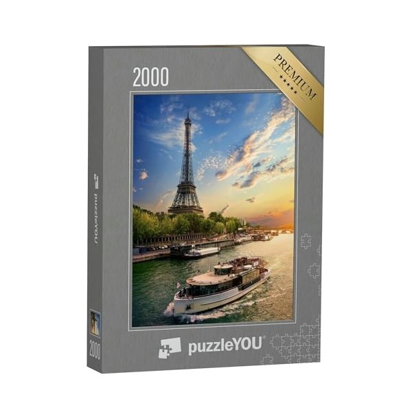 puzzleYOU : Puzzle de 2000 pièces « Paris au crépuscule »