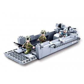 Sluban Landing Craft Allié-Jeu de Construction, M38-B0855, À partir de 6 ans