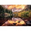 Buffalo Games - Réflexion du lac marron – Puzzle de 2000 pièces pour adultes – Puzzle stimulant parfait pour les soirées de j