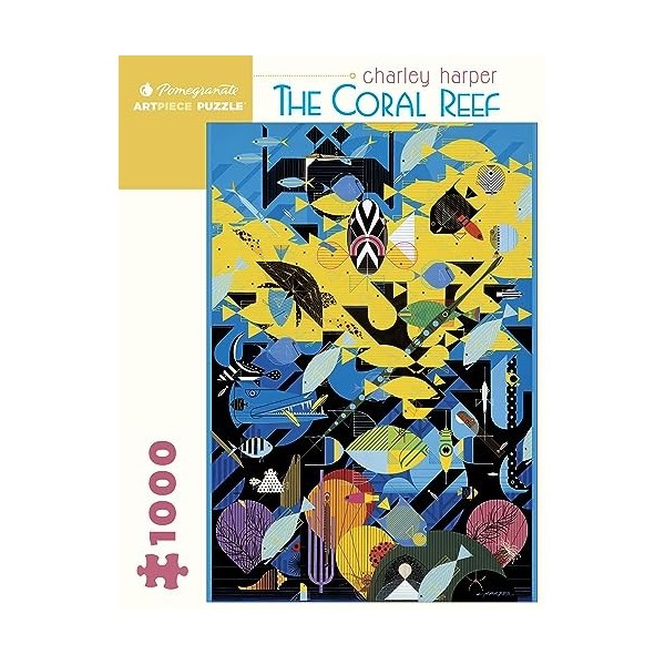 Charley Harper - the Coral Reef: 1,000 Piece Puzzle