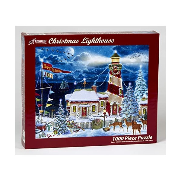 Vermont Christmas Company Puzzle phare de Noël 1000 pièces