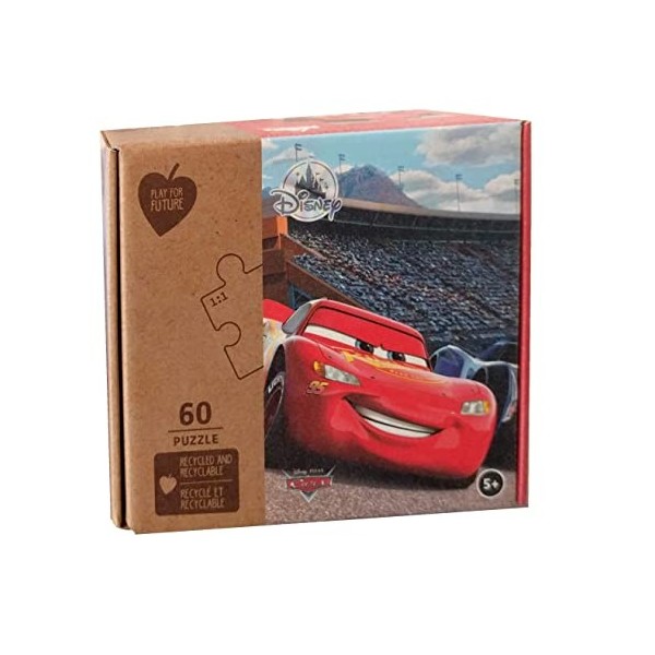 Clementoni Cars Puzzle Recycled and Recyclable 60 pièces