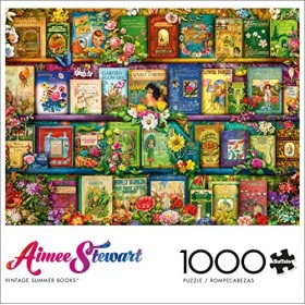 Buffalo Games - Aimee Stewart - Vintage Summer Books - Puzzle de 1000 pièces