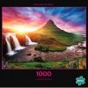 Buffalo Games - Coucher de soleil de lIslande – Puzzle de 1 000 pièces multicolore, 77 cm L x 50 cm l 