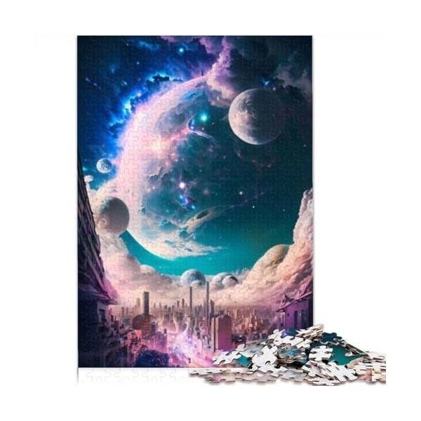 Puzzles pour Adultes Paysage Chinois 500 Puzzles Art Puzzles pour Adultes Puzzle en Bois Jouets décoration de la Maison Puzzl