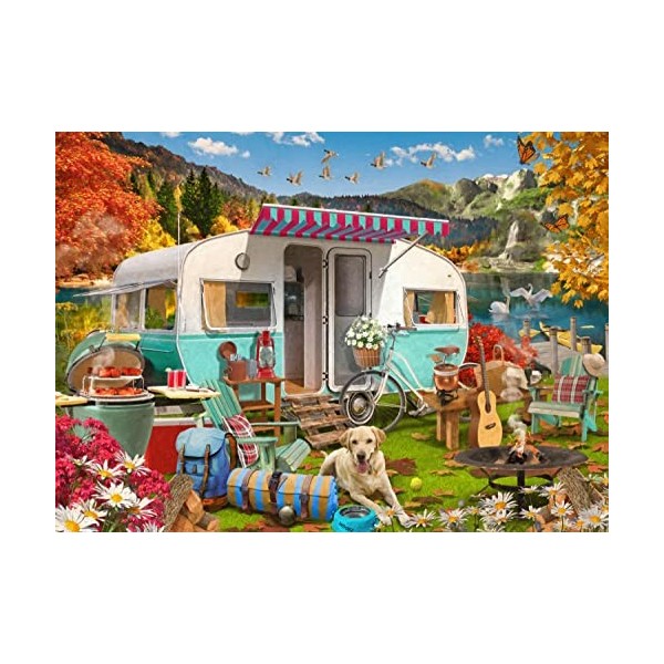 Vermont Christmas Company Puzzle Camper dautomne 1000 pièces