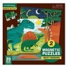 Bertoy Puzzles magnétiques amusants, dinosaures puissants, 20 pièces - 355567