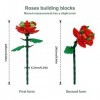 Bloc Bouquet, Bouquet de Fleurs Fraiches - LNSYSNS Bouquet Construction - Rose Artificielle est Un Puzzle pour Garçons et Fil