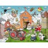 All Jigsaw Puzzles- Christmas at Chaos Farm Puzzle 500 pièces, AJP10663