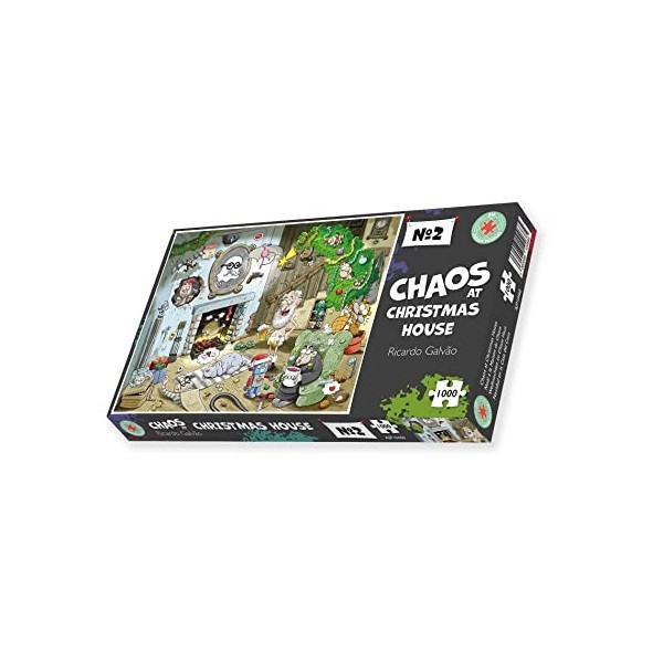 All Jigsaw Puzzles- Christmas at Chaos Farm Puzzle 500 pièces, AJP10663