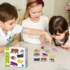 Blueshades Puzzles de cognition Animale, Puzzles pour Tout-Petits,Puzzles en Papier sur la cognition Animale | Jouet éducatif