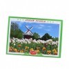 Abaodam 1000 Pièces 1 Ensemble Petit Puzzle Paysage Puzzles en Papier Adultes Puzzles dart Célèbres Paysage De Puzzle en Pap